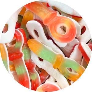 Swedish Candy - Giant Fruit Pacifiers Gummies | Fun Gummy Candy | Fruity Pick and Mix Treat | Bulk Candy for Parties & Gifts