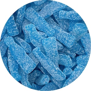 Swedish candy - Malaco Fizzy Blue – Sour and Sweet Swedish Gummy Candy Bites – Vegan, Gelatin-Free, Tangy Treats Made in Sweden