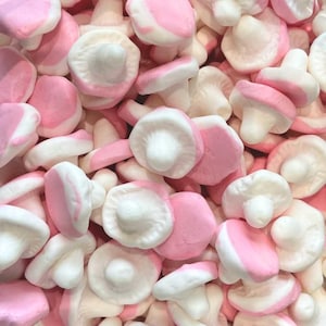 Swedish Skumkantareller – Soft Mushroom Candy Fruity, Vanilla & Strawberry