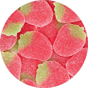 Swedish Candy - Malaco Sugar Strawberry Gummies, Soft Chewy Fruity Pick and Mix Treat, Classic Scandinavian Vegetarian Candy