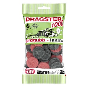 Dragster Strawberry/Licorice – Swedish Candy Mix