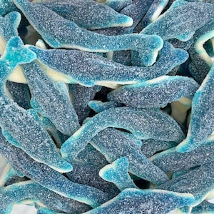 Jellio Big Sour Dolphin, Swedish Halal, Ocean Candy