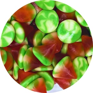 Swedish Candy - Twisted Cones – Colorful Chewy Gummies with Fruity Flavor in Swirled Cone Shapes – Imported Scandinavian Treat, Party
