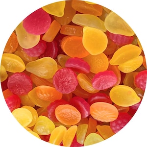 Tutti Frutti Original – Swedish Fruit Chewy Candy | Plant-Based Pick & Mix | Nordic Treats | Vegan Gummies | Party Favors | Bulk Pack