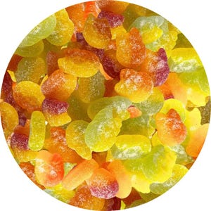 BUBS Mini Sour Skulls – Vegan Swedish Candy | Fruity Chewy Sour Treats in Fun Skull Shapes | Gelatin-Free | Bulk Pick & Mix Sweets