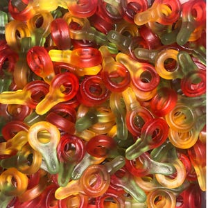 Fruit Pacifiers – Colorful Swedish Candy, Soft Fruity Malaco Sweets, Retro Scandinavian Treats, Fun Party Candy & Gift Idea