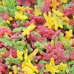 Swedish Fruity Chewy Friends, Colorful Gummy Candy Mix, Playful Scandinavian Sweets, Soft Chewy Fruit Treats