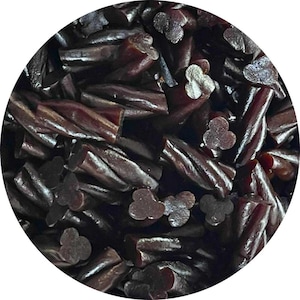 Saltlakritsskruvar Swedish Salty Licorice Twists | Nordic Pick and Mix Candy | Chewy Traditional Treat | Bold Scandinavian Snack Bulk