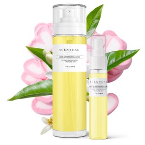 Love & Marshmallows Ultra-Concentrated Perfume Mist, Handcrafted Women Fragrance, Floral Marshmallow Body Spray, Christmas Gift for Her