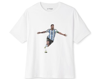Argentina 10 Soccer Jersey Tee | Number 10 Lionel Messi Back Print