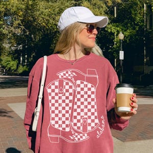 Preppy Alabama Sweatshirt Trendy Alabama Football Crewneck Oversized Comfort Colors College Football Shirt Retro Alabama Game Day Sweatshirt