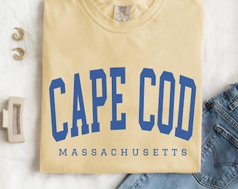 Vintage Cape Cod Shirt Fisherman Aesthetic Tshirt New England Tee Coastal Granddaughter Preppy Clothes Teens Oversized Beachy Summer Shirt