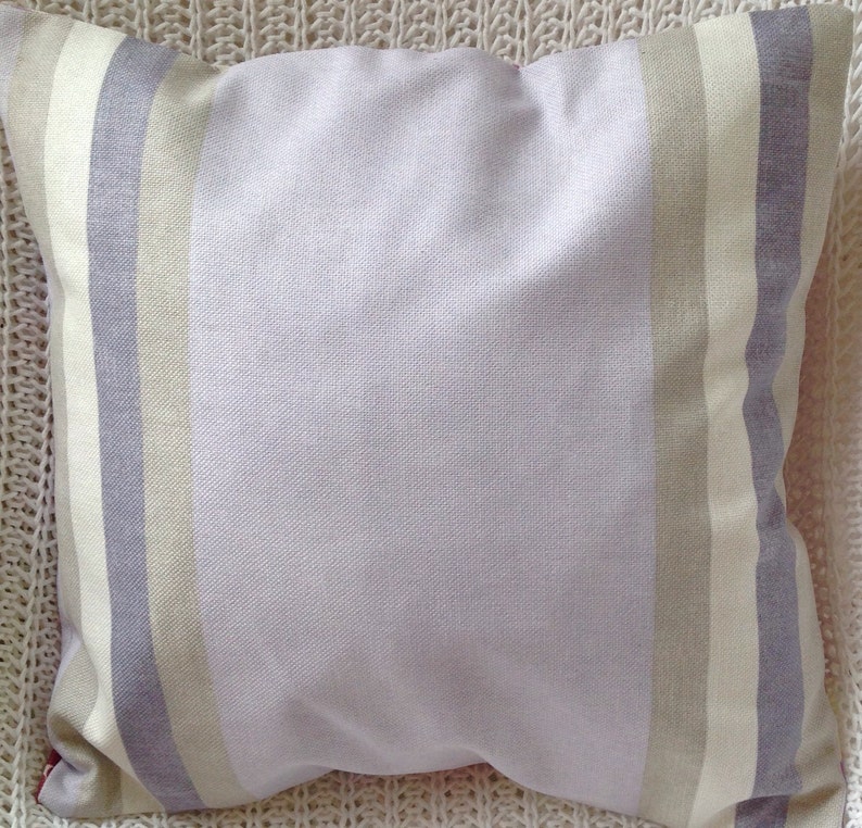 SALE: Bright flower design purple cushion cover. image 2