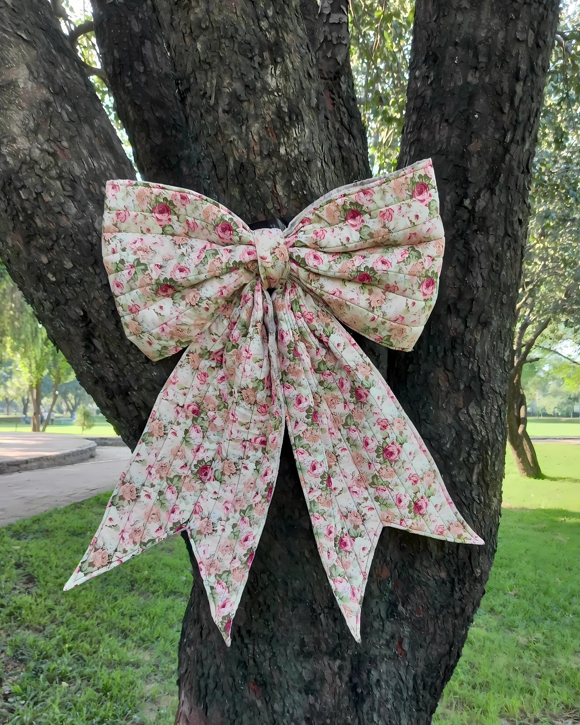 Bowt Pattern DIY Quilted Bow Pattern Big Giant Quilted Bow PDF Sewing Pattern ...
