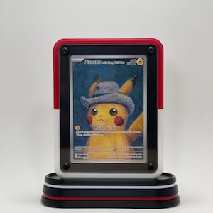 Vitrine personnalisée pour cartes à collectionner Pokémon - Base magnétique et protection acrylique pour cartes du JCC