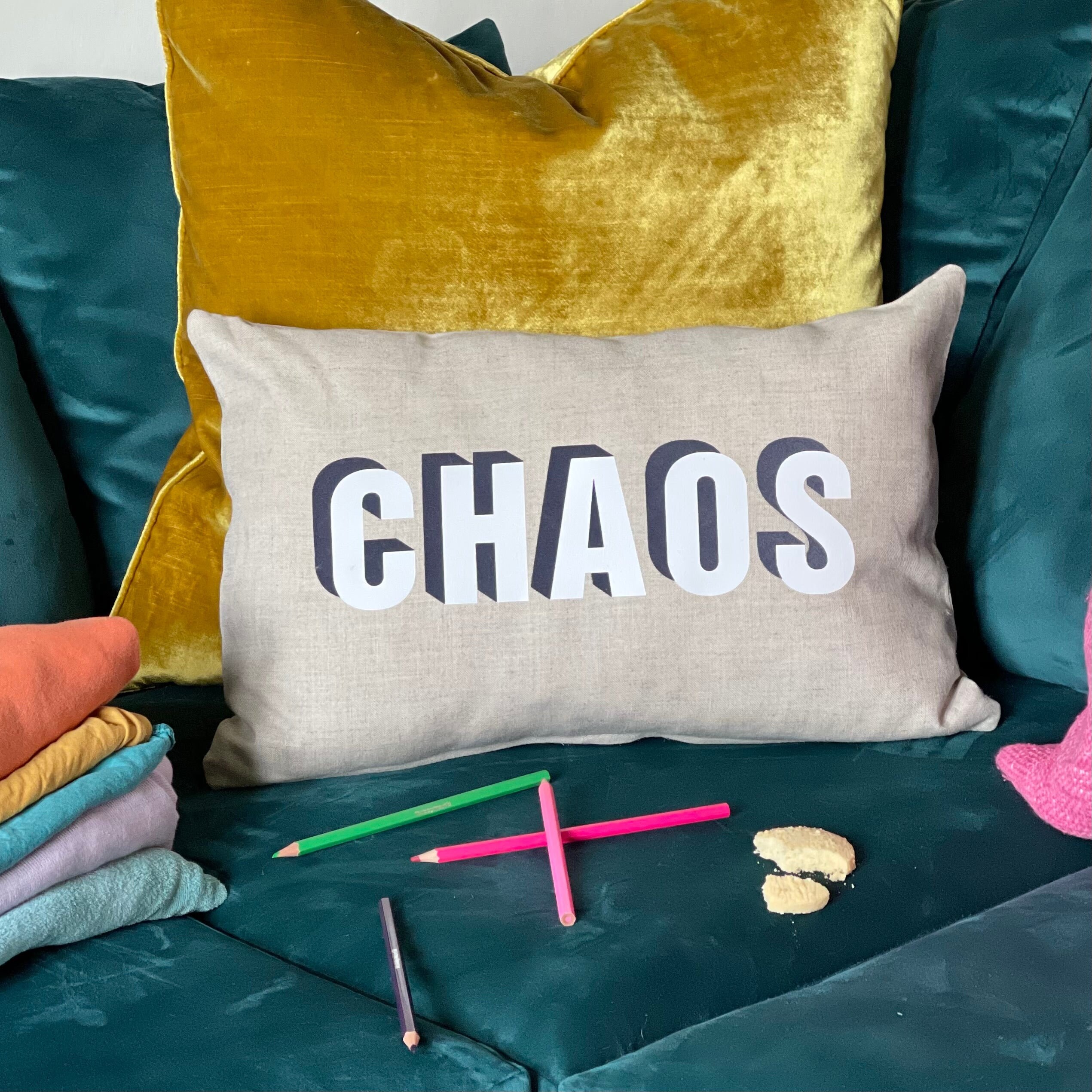 Linen Typography Cushion | New Home | New Parent Gift | Linen | Typography | Worldwide Shipping