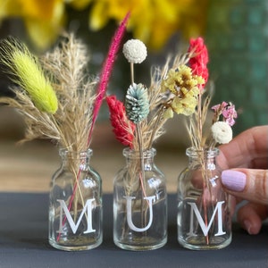 Personalised Mini Mothers Day Bud Vase image 1