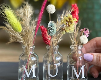 Personalised Mini Mothers Day Bud Vase