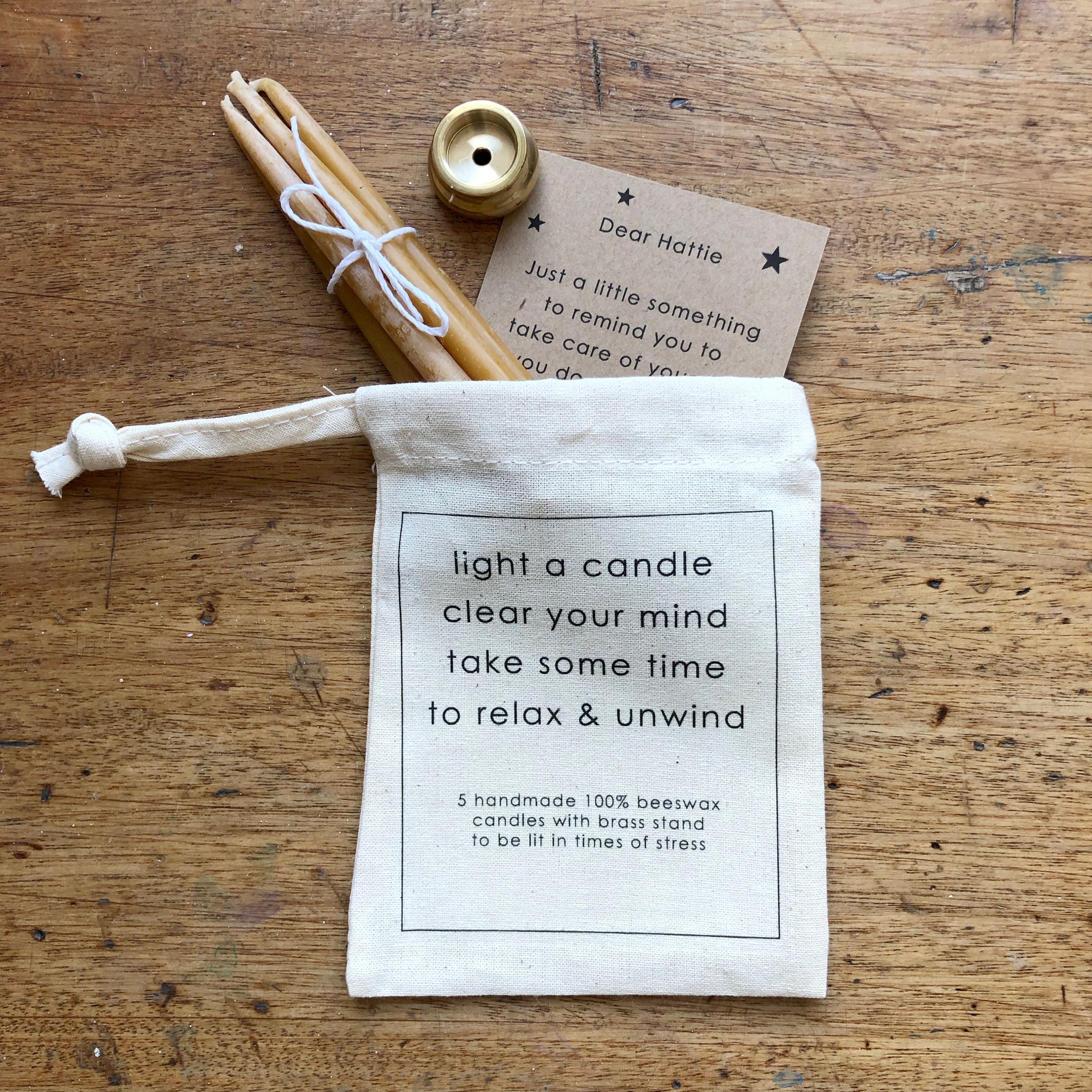 Gift a Mindful Moment Personalised Mini Mindfulness Candle Set