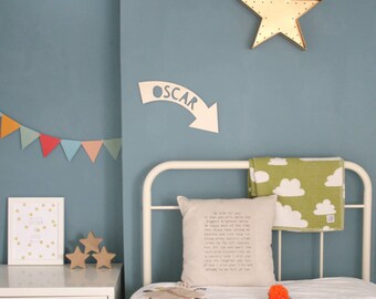 Personalised Name Arrow Wooden Sign