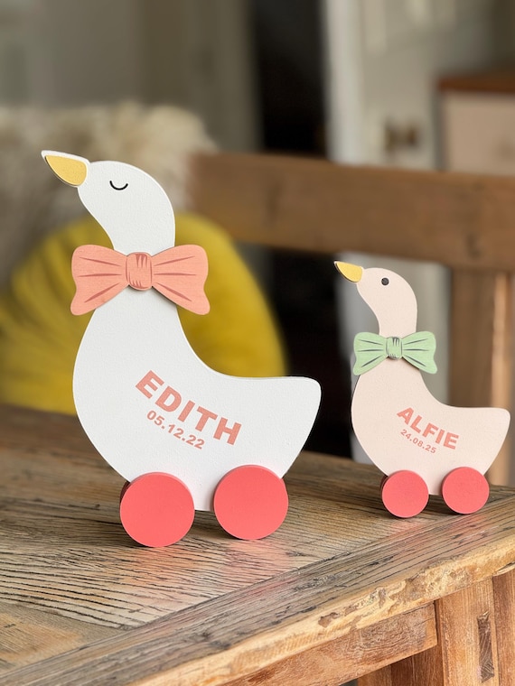 Ganso de madera hecho a mano Animales de granja de madera Aves Juego de mundo pequeño Regalo para niños pequeños - España Ganso de madera hecho a mano Animales de granja de madera Aves Juego de mundo pequeño Regalo para niños pequeños - España
