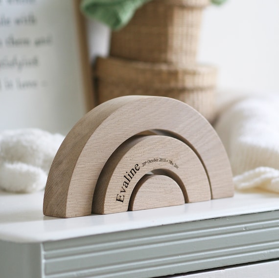 personalised wooden christening gifts