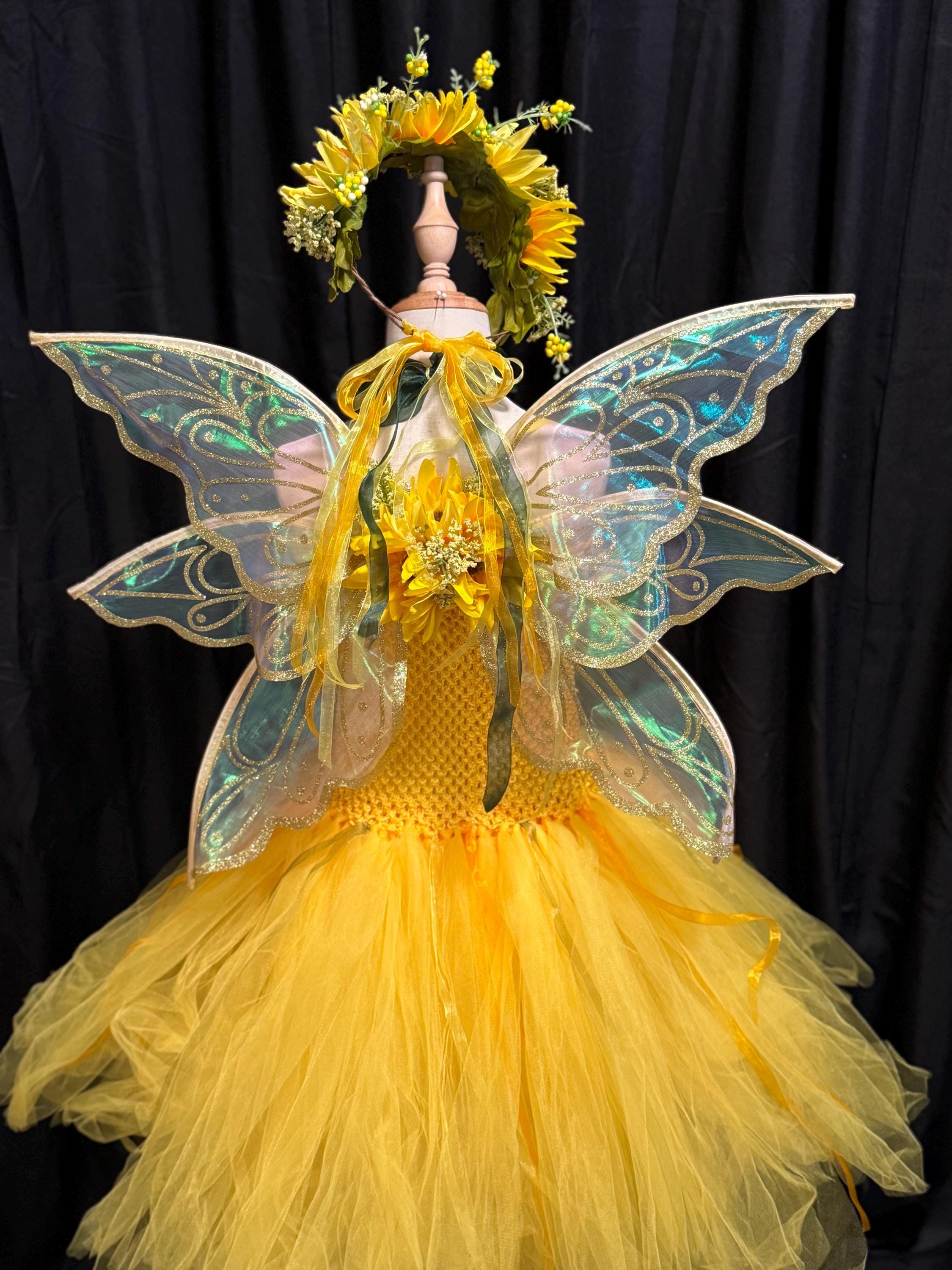 golden fairy dress Gold Leaf Dress
