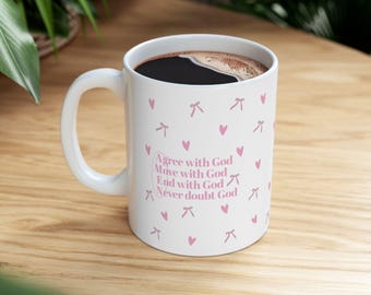 Caneca Deus Cristão Coquette Estética 11oz, 15oz