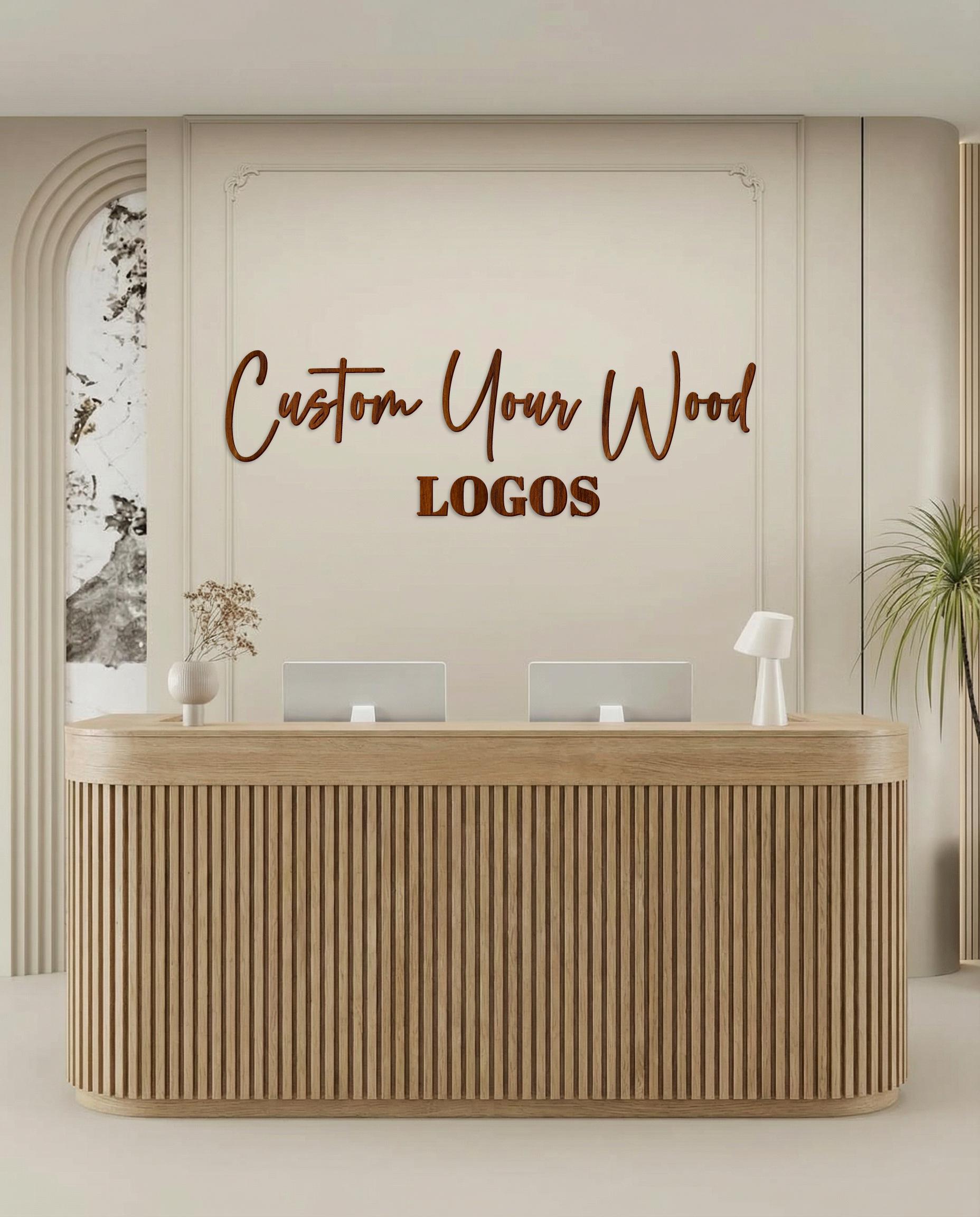 Wooden business name sign - Etsy 日本