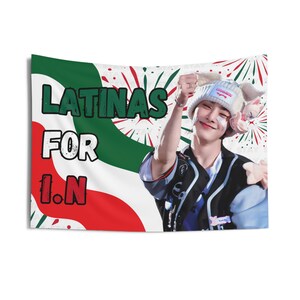 Skz I.N Cute Latina Mexico Flag, Stray Kids Concert Banner, SKZ Kpop Banner, Stray Kids Ate, Skz DominAte, Stray Kids 2025