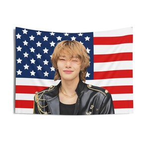 SKZ In Wink American Flag, In American Tapestry, Stray Kids Lalalala, lose my Breath Stray Kids fans, Megaverse