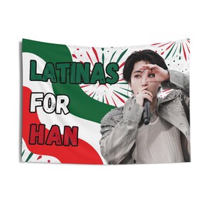Han Jisung Visuals Latina Mexico Flag, Stray Kids Concert Banner, SKZ Kpop Banner, Stray Kids Ate, Skz DominAte, Stray Kids 2025