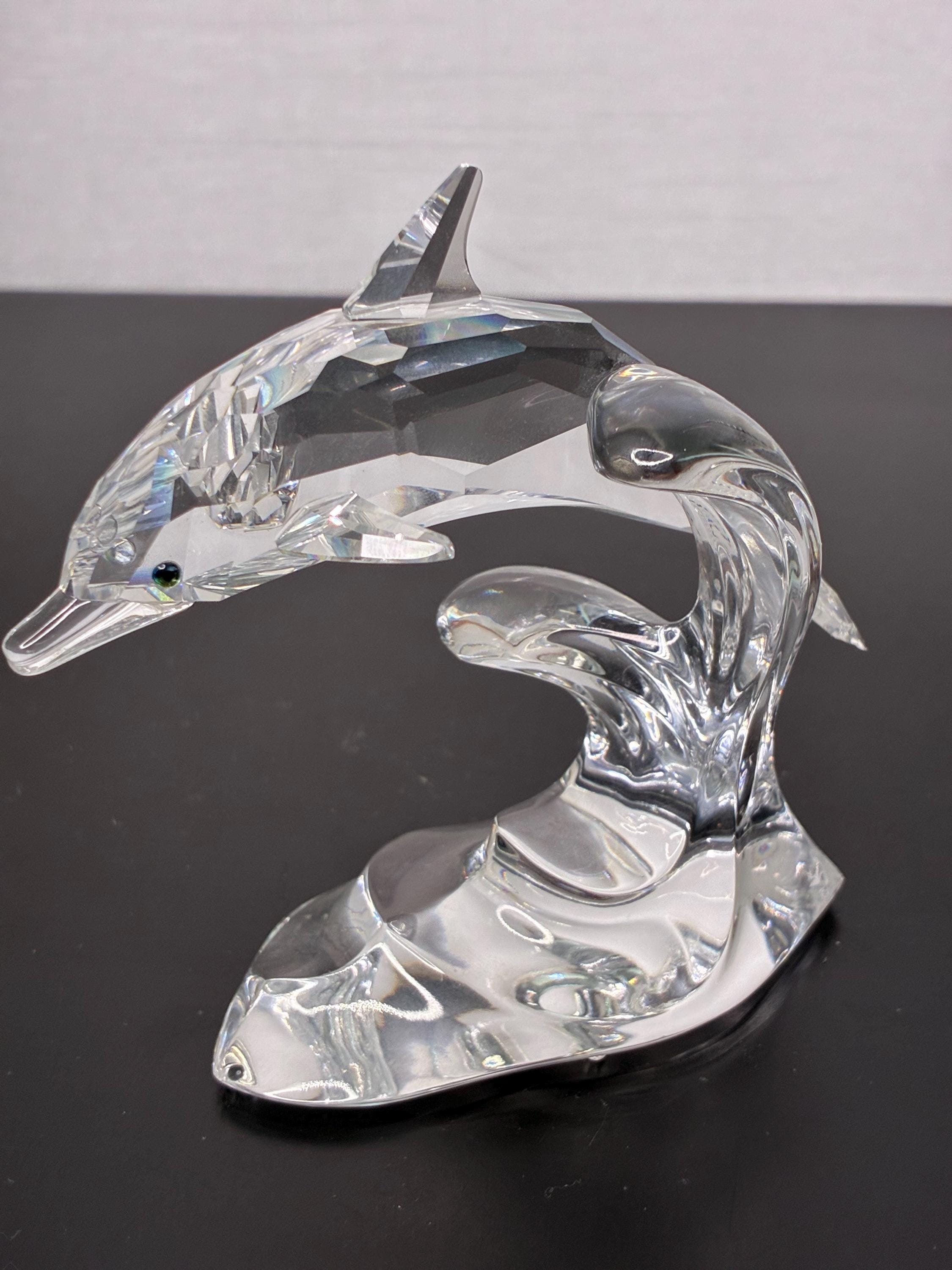 Swarovski Crystal Figurines Dolphin - Etsy