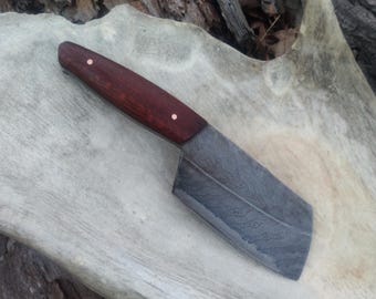 Thick Mini Cleaver Handled in Lacewood