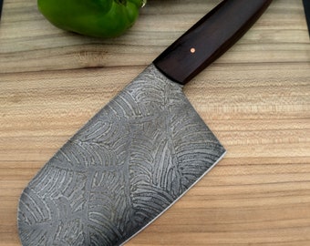 Chicken & Vegetable Cleaver Handled in Bolivian Rosewood