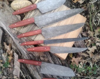 7-Piece Kitchen Set Handled in Padauk
