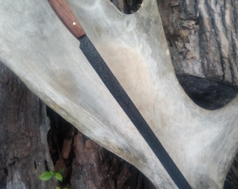 Extra Large Fillet Knife Handled in Honey Locust
