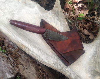 Manhattan Handled in Purpleheart with Sheath