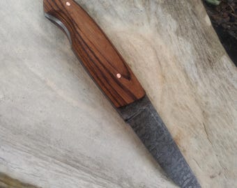 Puukko Handled in Zebrawood