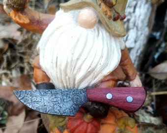 Gnomeware Mini Knife Handled in Purpleheart