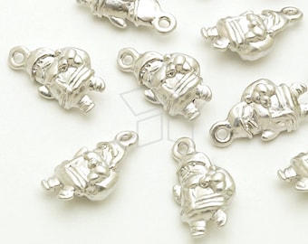25mm Mix/Single Options Pretty 3D Charm Pendants CCB Silver Plated Acrylic 17mm 