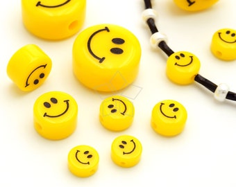 Ceramic Smiley Face Beads 2025