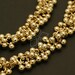 CH-074-GD / 20 cm - Chain Mini CCB Ball Charms, Gold Plated / 3.8mm dia.