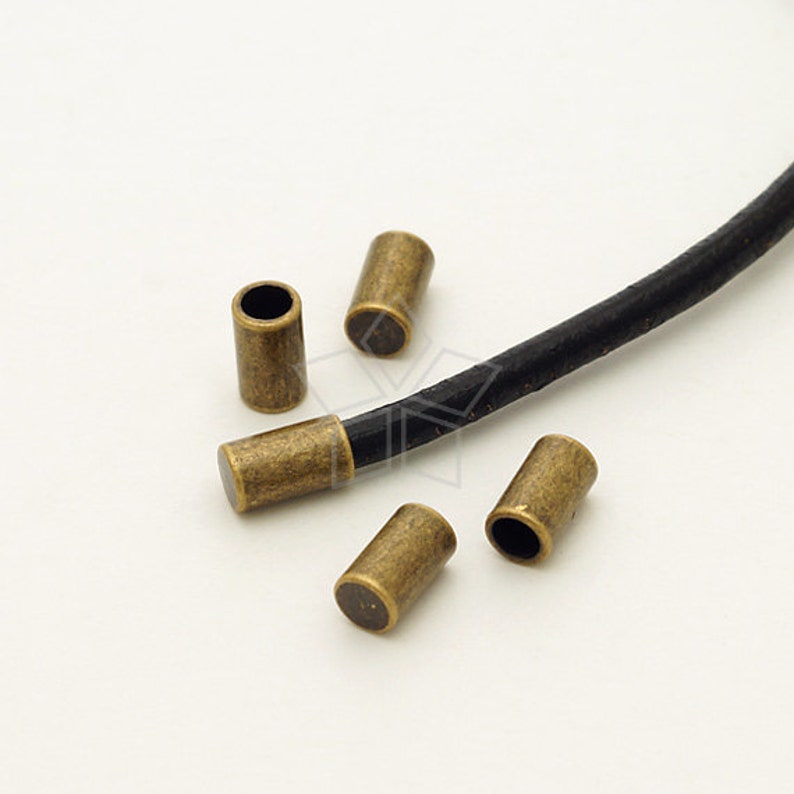 FE021AB / 10 Pcs Cord End Caps without Loop for 2mm Etsy