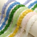 CRT171 / 20 Pcs - Milky Color 10x8mm Facted Crystal Glass Butterfly Loose Spacer Beads for DIY Beading Jewelry Making Supplies