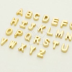 Alphabet A-Z Full Set, A2Z-G14, 26 Pcs, Nickel Free, Minimal