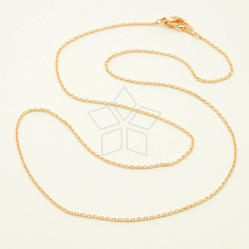 CH115RG / 10 Pcs Ultra Fine Chain Necklace With Lobster Etsy