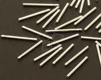 SV-206-SS / 10 Pcs - Raw Sticks for Soldering, Sterling Silver Posts, Studs, 925 Sterling Silver Jewelry Ear Posts Making Findings / 11mm