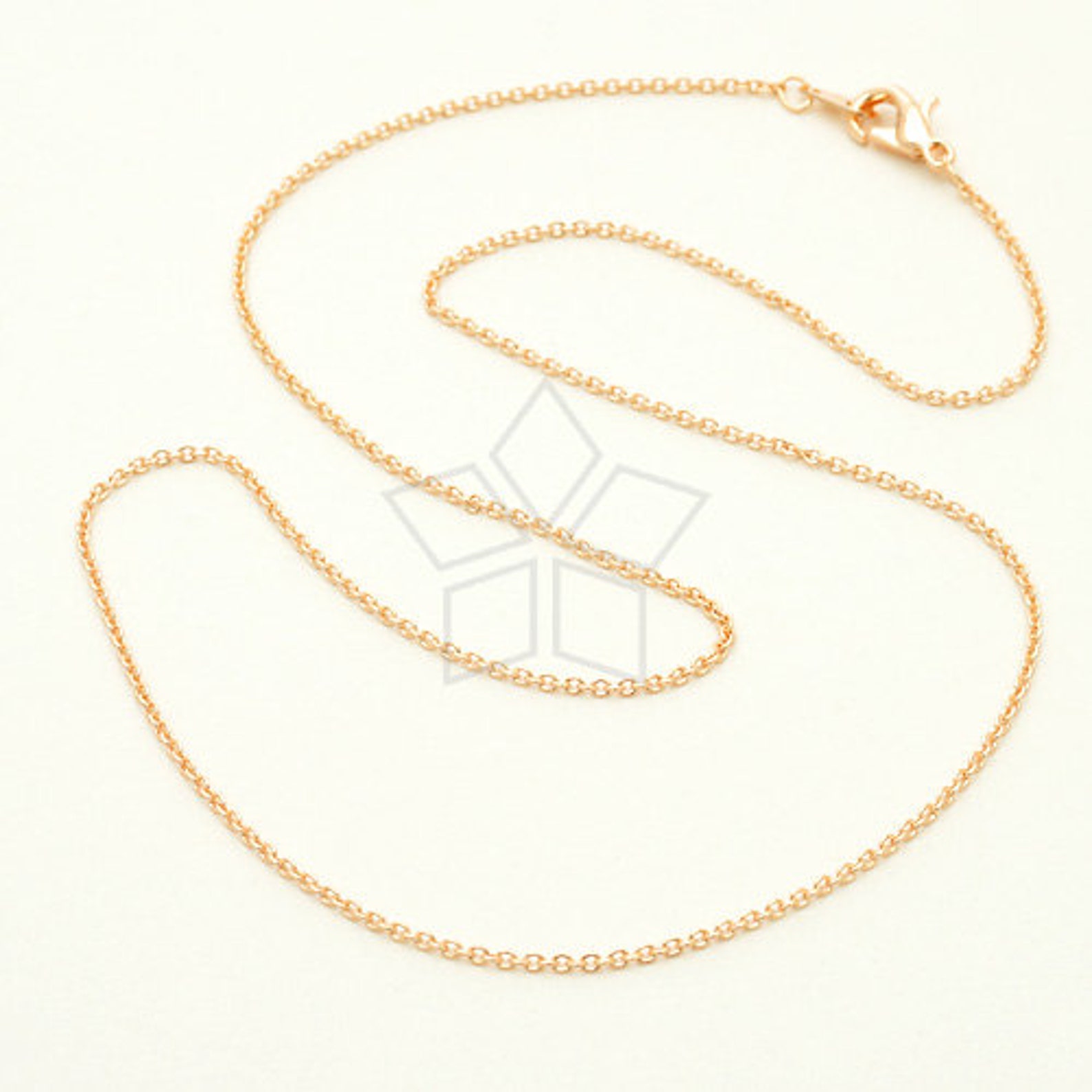 CH114RG / 10 Pcs Ultra Fine Chain Necklace With Lobster Etsy