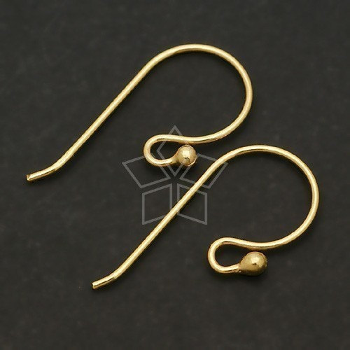 SI-114-GD / 4 Pcs Ball Point Hook Ear Wires Hook Earrings | Etsy